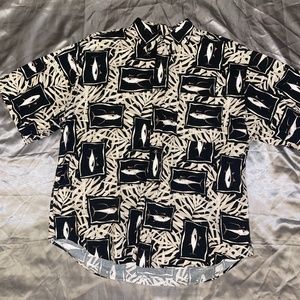 Puritan Fish Print men’s Shirt XL